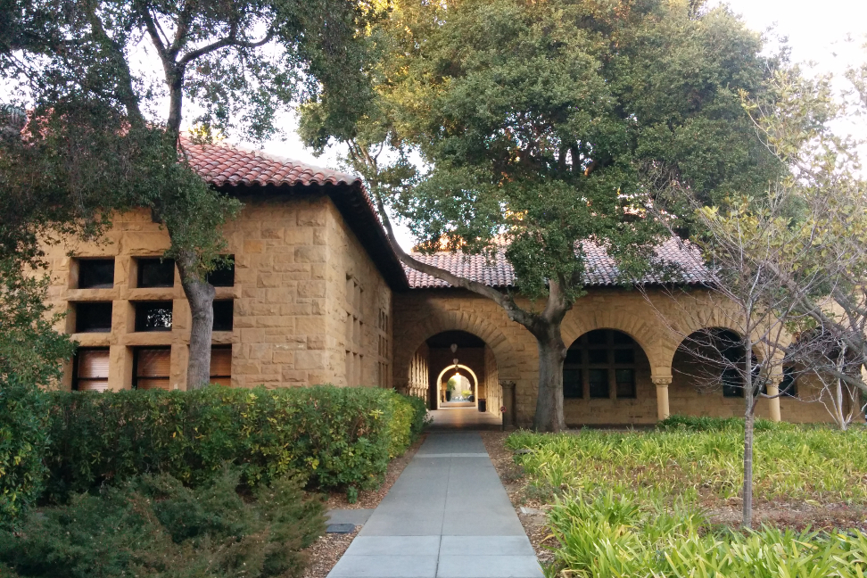 Stanford campus near Jordan Hall